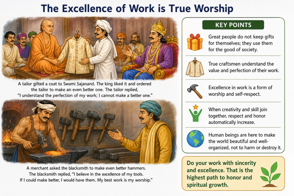 The highest form of action (Karma) is worship of God