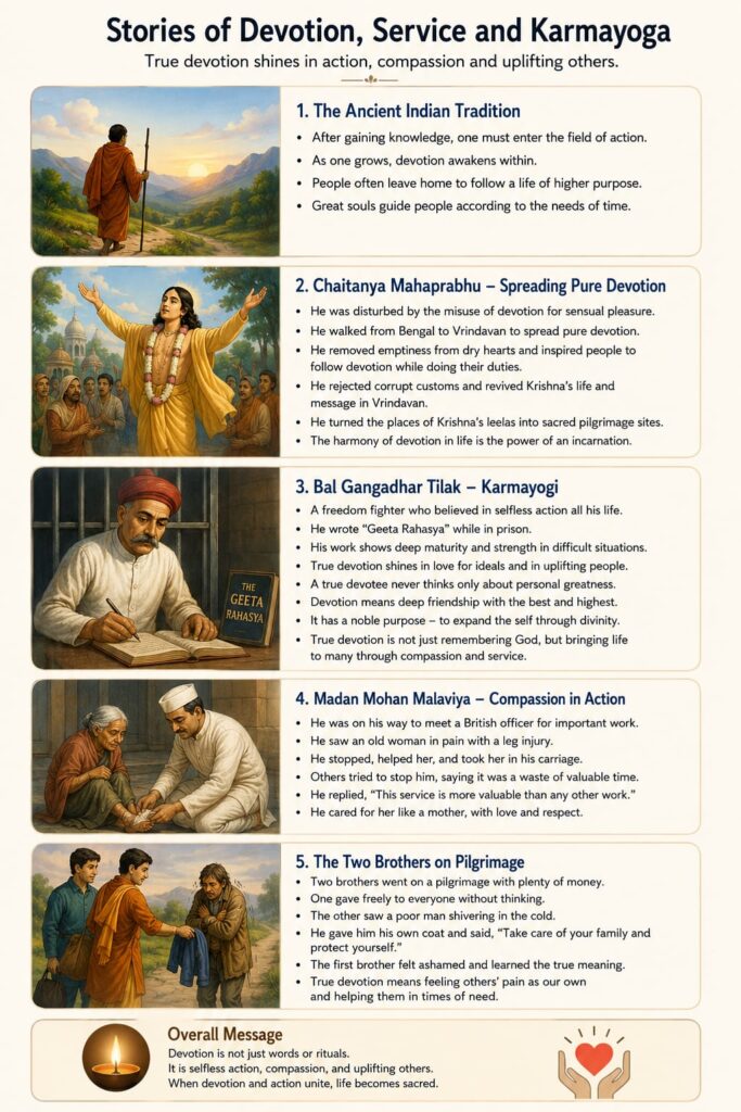 Devotion is not Just Words or Rituals.