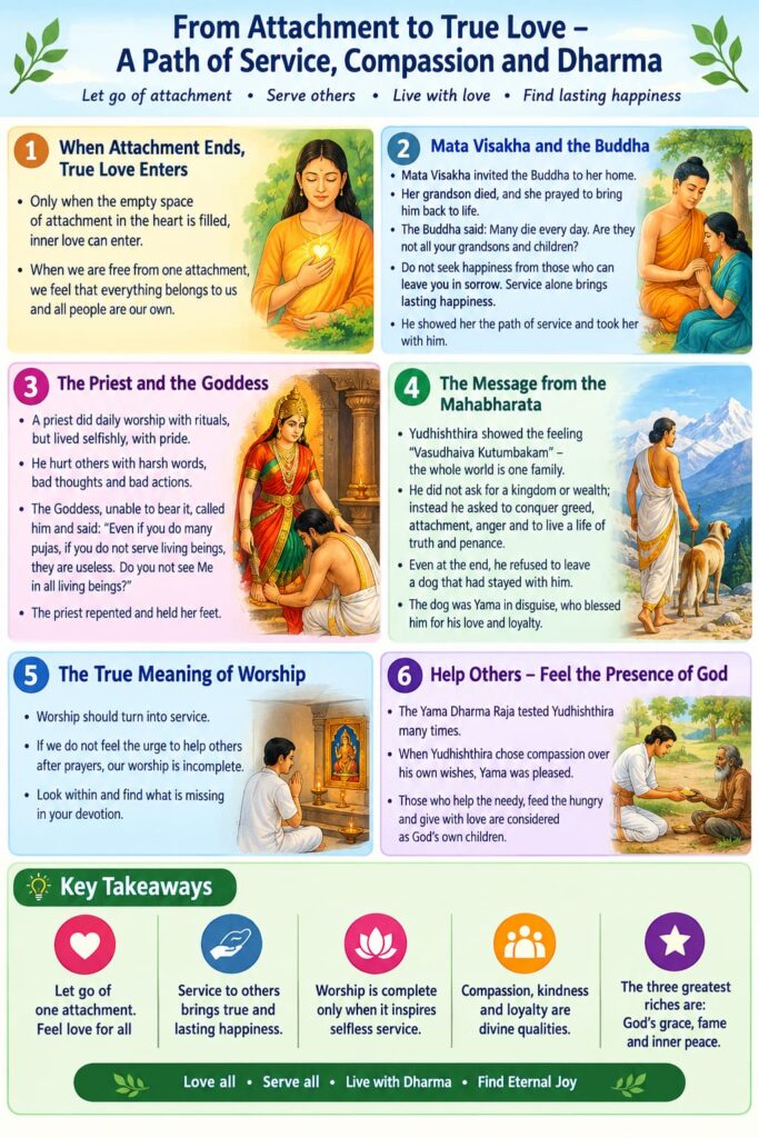From Attachment to True Love - A Path of Service, Compassion and Dharma