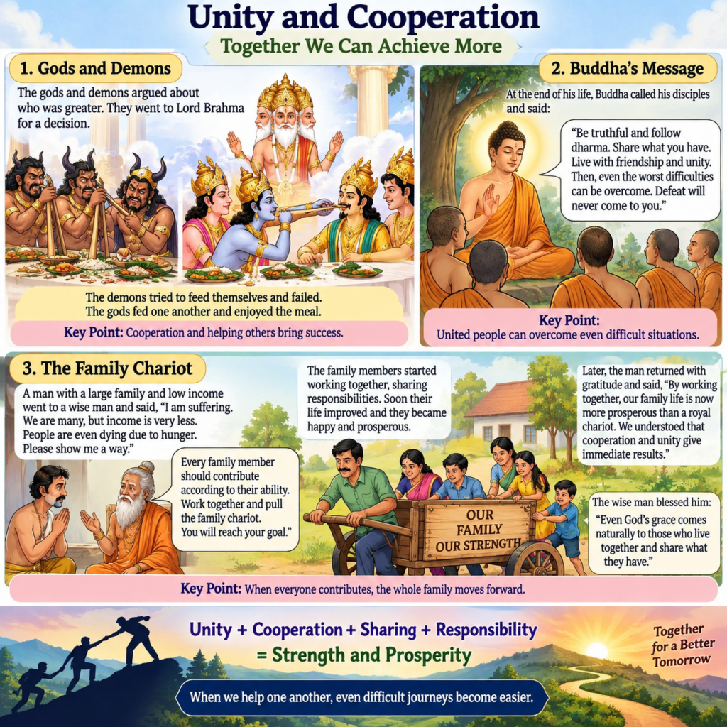 Unity and Cooperation. Together We can Achieve More.